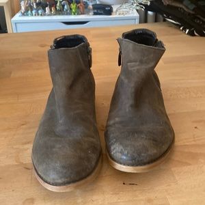 Gray ankle boots GUC